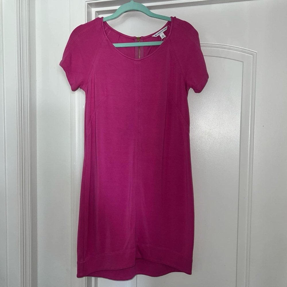 Size 4 Pink preppy short tshirt dress